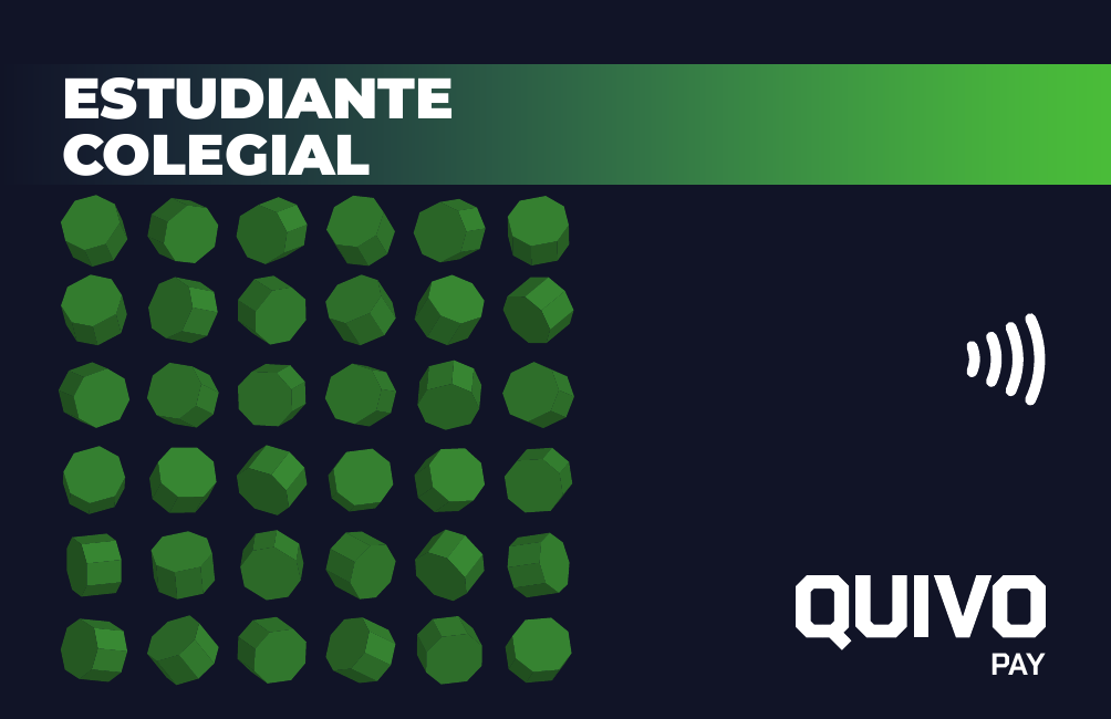 Tarjeta QUIVO Estudiante Colegial